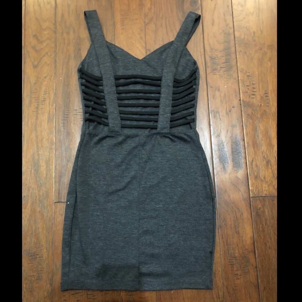Charlotte Russe gray dress